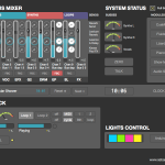 Screenshot – Max/MSP Bus Mixer